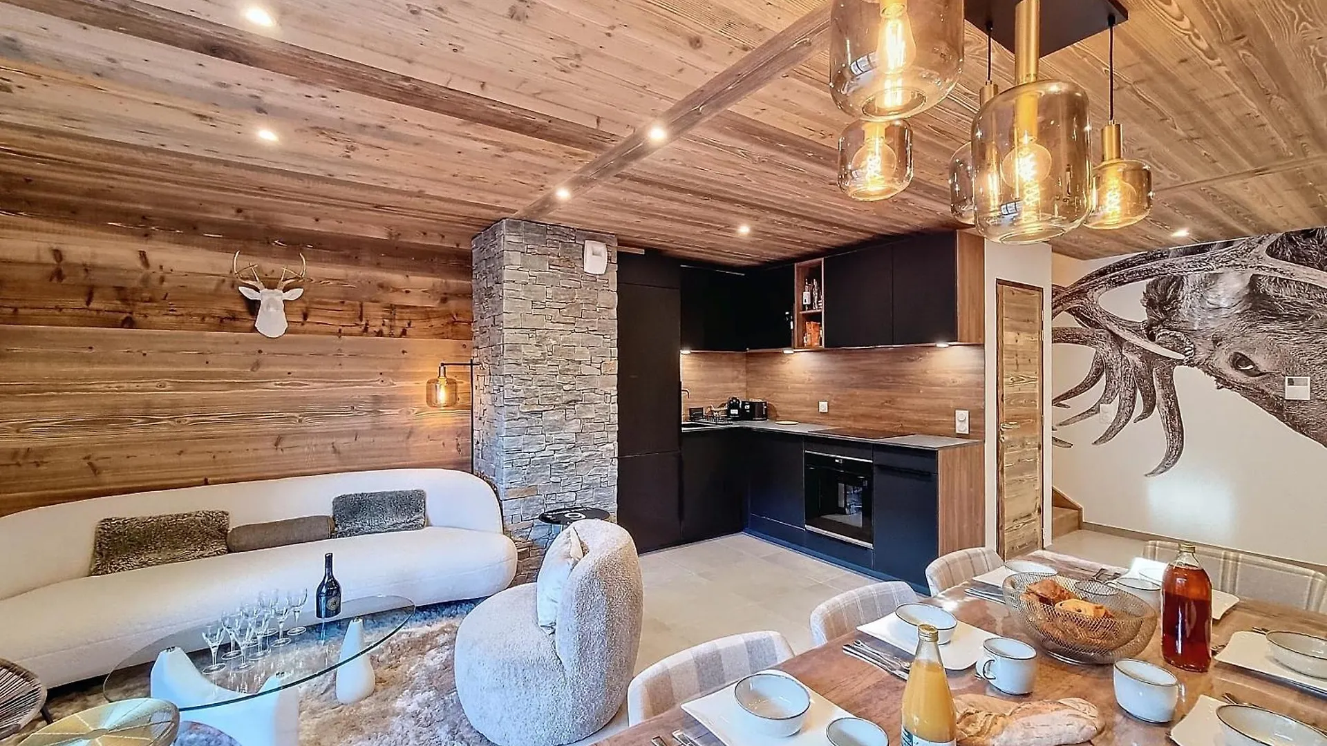 Le Grand Cerf - Appartement 8 Pers - Proche Centre Les Gets