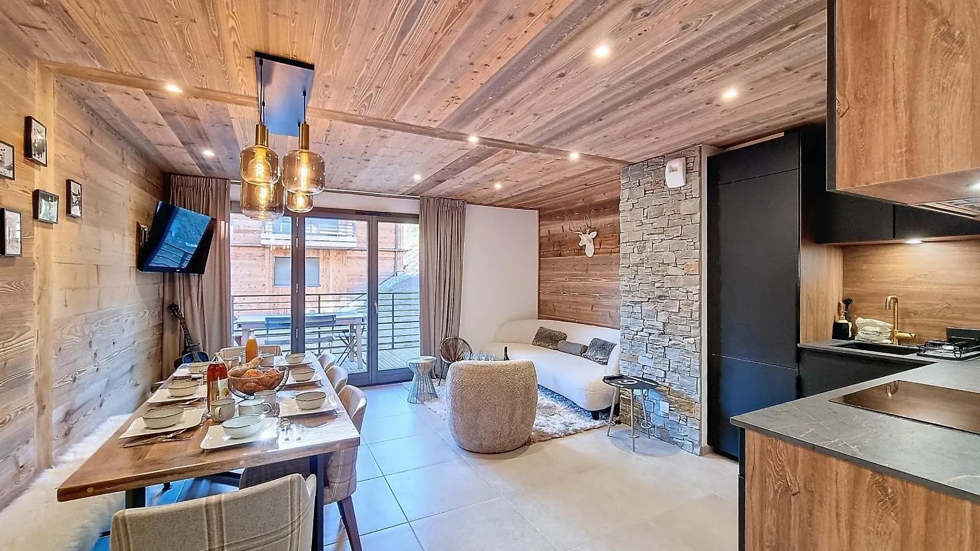 Le Grand Cerf - Appartement 8 Pers - Proche Centre Les Gets
